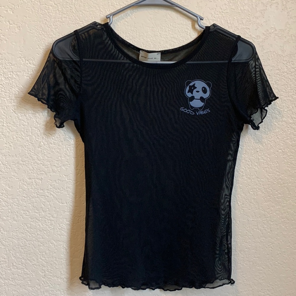 “Enough About Me…” Mesh Short Sleeve T-Shirt